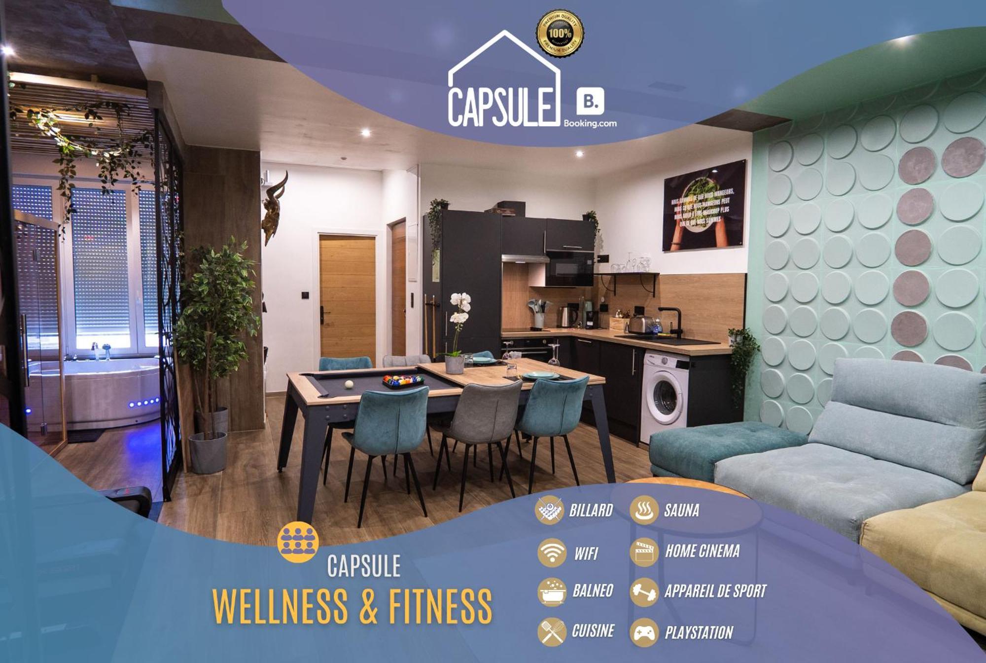 Capsule Wellness - Sauna - Balneo - Machine De Sport Privatif - Ps5 - 2 Chambres Valenciennes Zewnętrze zdjęcie